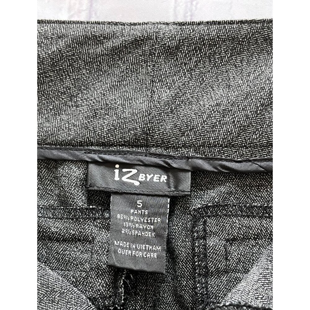 IZ Byer Boot Leg Dress Pants - Junior's SIZE 5 - Picture 5 of 6
